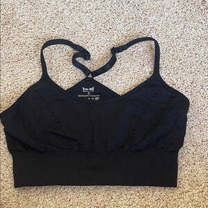 Tee-Fit Black Women's Sports Bra